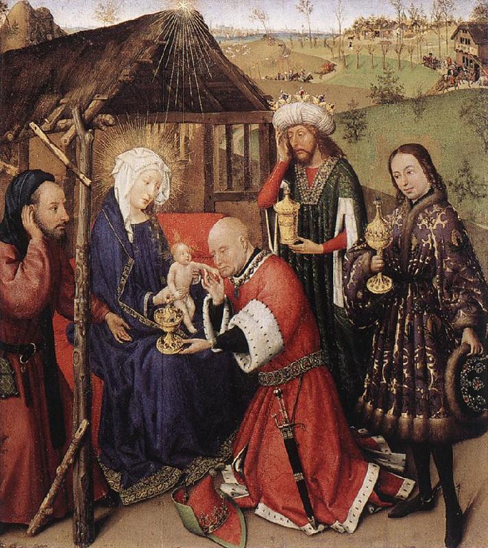 DARET, Jacques Altarpiece of the Virgin dfdsg china oil painting image